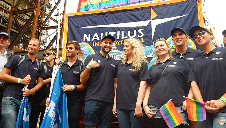 Taking part in Pride in London helps the Union to demonstrate the maritime sector is an inclusive industry that is open to everyone. Image:Taking part in Pride in London helps the Union to demonstrate the maritime sector is an inclusive industry that is open to everyone.