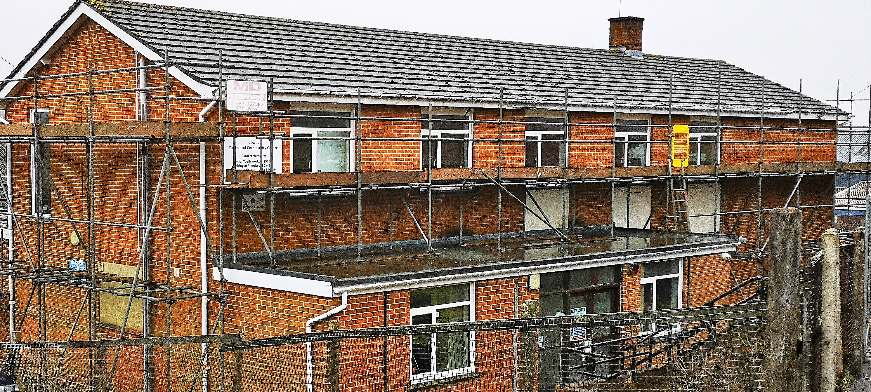 The Cowes Youth Centre which the UKSA is now leasing is undergoing an upgrade. Image:The Cowes Youth Centre which the UKSA is now leasing is undergoing an upgrade.