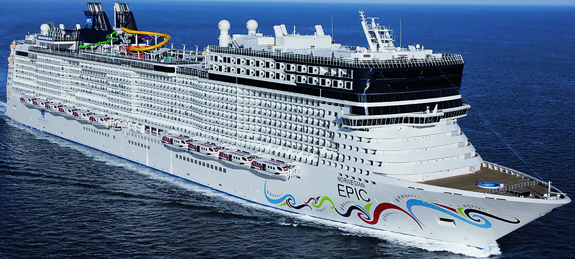 The Norwegian Epic has been described as the 'ugly duckling' of the cruise industry, with a 'protruding Frankenstein's monster forehead' and a superstructure 'like a stack of Lego blocks'.
Image:The Norwegian Epic has been described as the 'ugly duckling' of the cruise industry, with a 'protruding Frankenstein's monster forehead' and a superstructure 'like a stack of Lego blocks'.