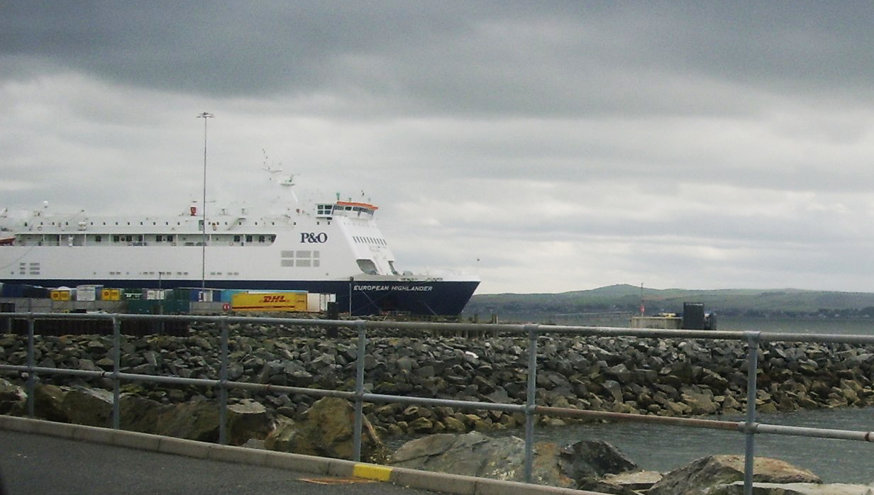 European Highlander at Loch Ryan on Cairnryan port - image: Wikimedia Commons Image:European Highlander at Loch Ryan on Cairnryan port - image: Wikimedia Commons