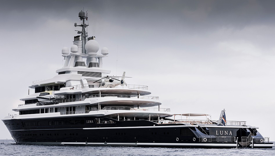 Superyacht Luna, the world's second largest expedition yacht. Image:Superyacht Luna, the world's second largest expedition yacht.