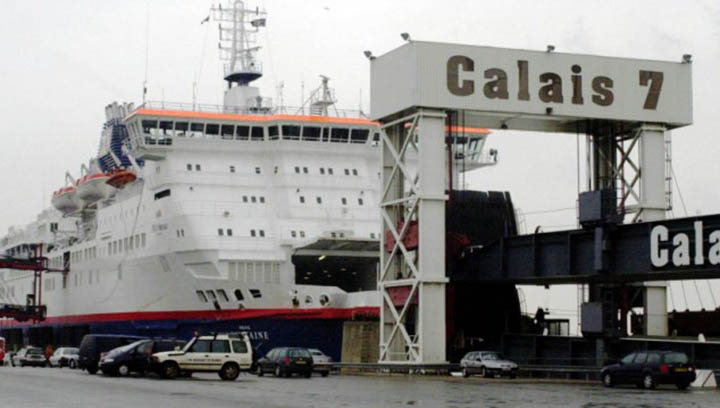 The port of Calais Image:The port of Calais