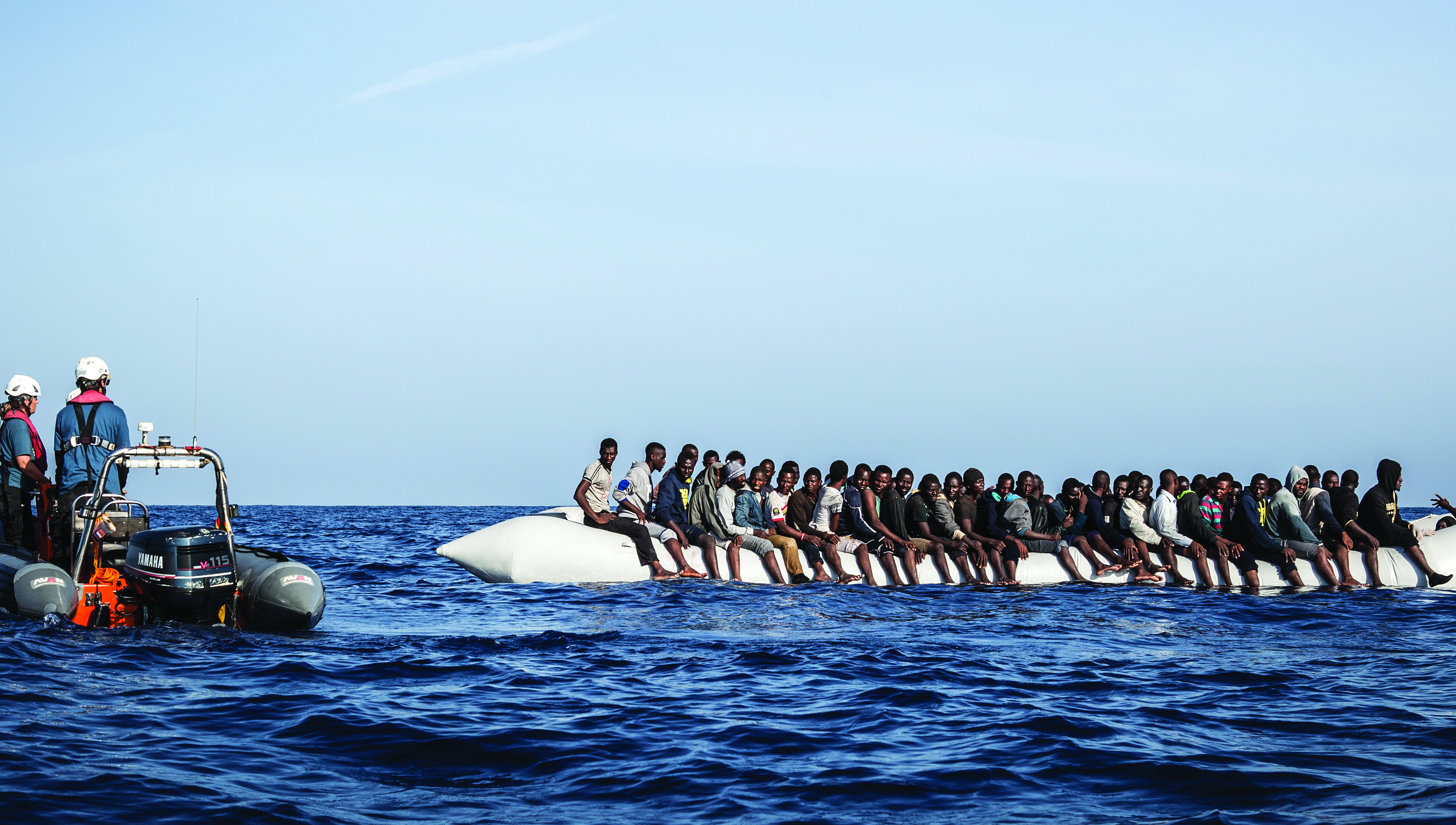 Seafarers involved with migrant rescue can find themselves coping with extreme situations.
Images: Judith Buethe Image:Seafarers involved with migrant rescue can find themselves coping with extreme situations.
Images: Judith Buethe