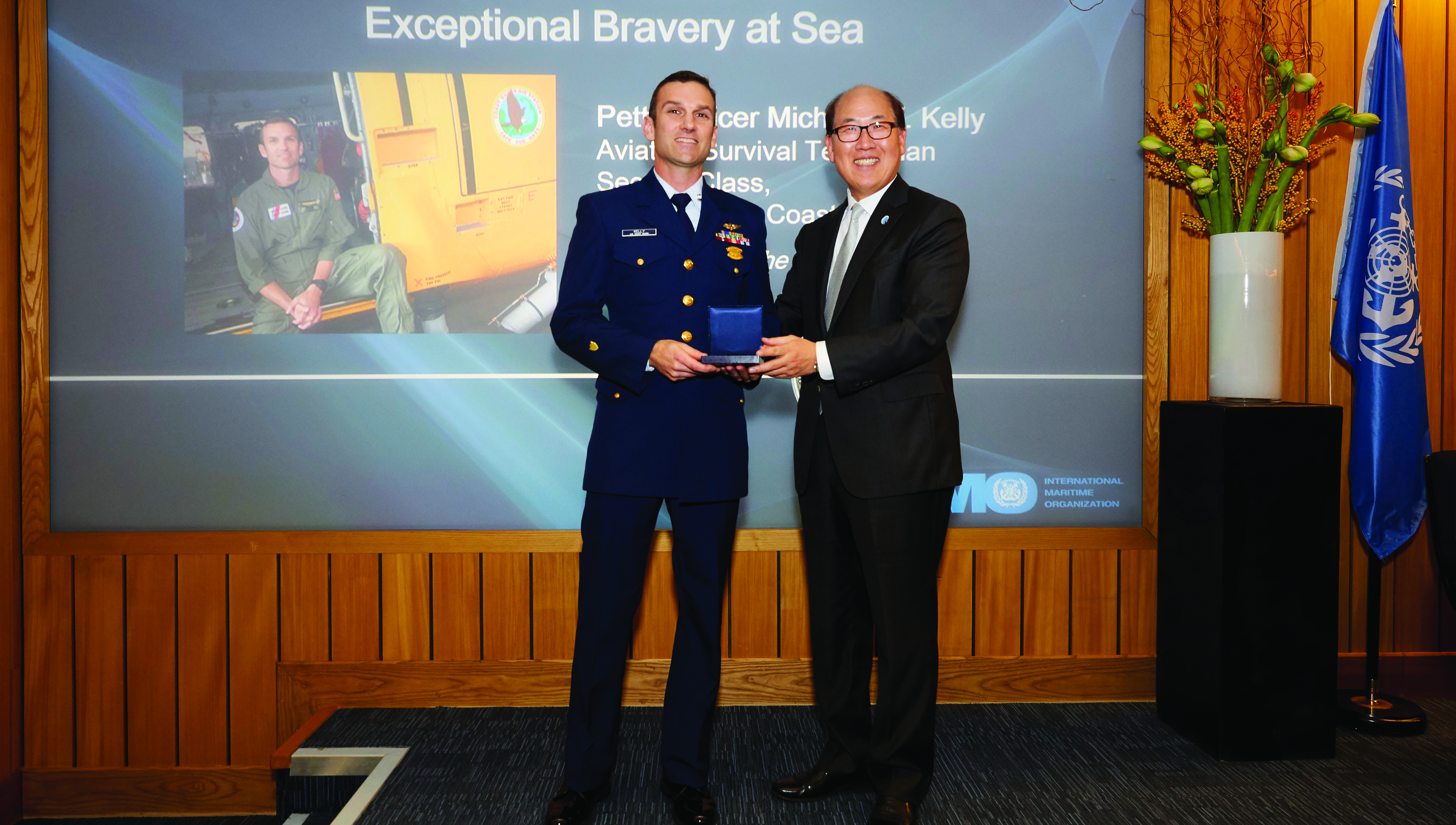 The International Maritime Organization's 2019 Bravery Awards. IMO HQ, London, 25th November 2019. Image: Greg Funnell Image:The International Maritime Organization's 2019 Bravery Awards. IMO HQ, London, 25th November 2019. Image: Greg Funnell