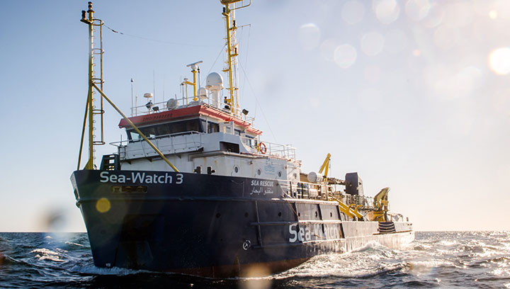 Carola Rackete, captain of the Sea-Watch 3, faces a charge of aiding illegal immigration. Image: sea-watch.org Image:Carola Rackete, captain of the Sea-Watch 3, faces a charge of aiding illegal immigration. Image: sea-watch.org