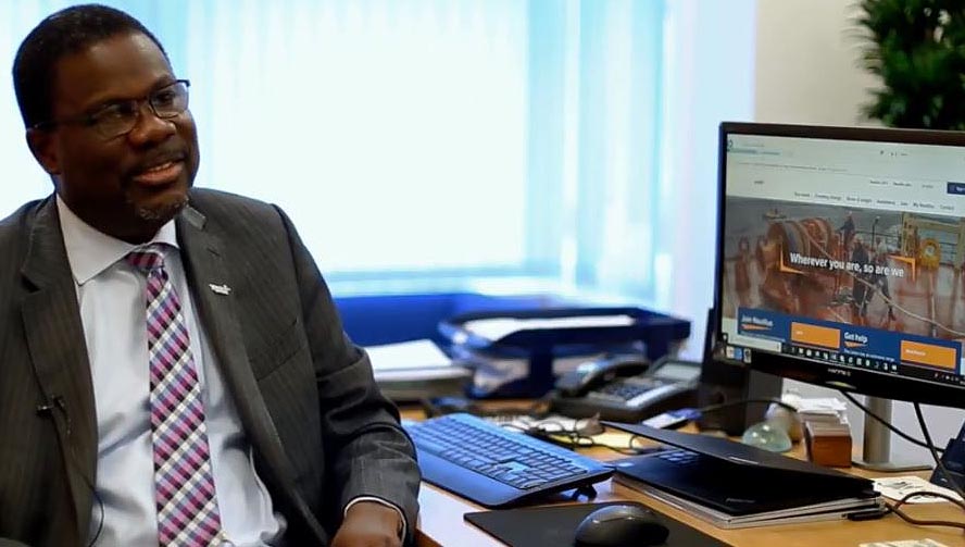 Olu Tunde, the Union's assistant general secretary, explains how the new Nautilus website is designed to be fully responsive to the various devices seafarers take onboard. Image:Olu Tunde, the Union's assistant general secretary, explains how the new Nautilus website is designed to be fully responsive to the various devices seafarers take onboard.