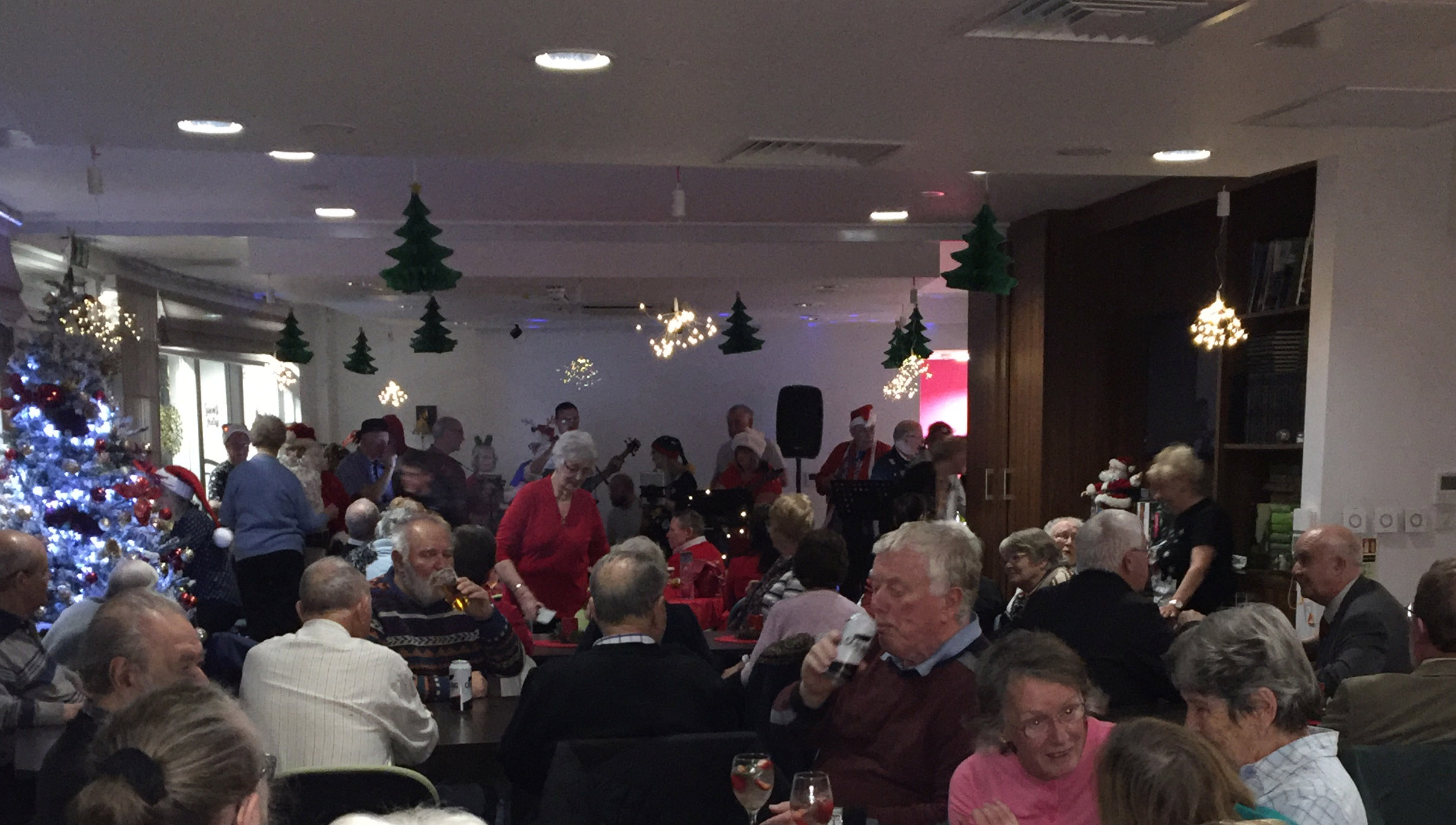 Christmas light switching celebrations at Mariners' Park Care Home in Wallasey. Image:Christmas light switching celebrations at Mariners' Park Care Home in Wallasey.