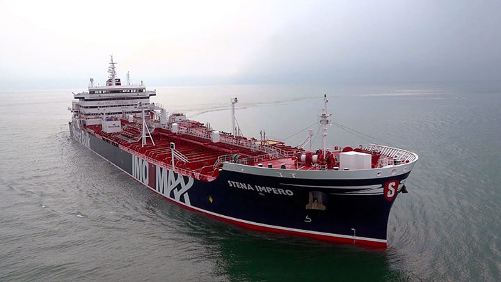 Stena Impero: 23 seafarers onboard of Indian, Russian, Latvian and Filipino nationality Image:Stena Impero: 23 seafarers onboard of Indian, Russian, Latvian and Filipino nationality